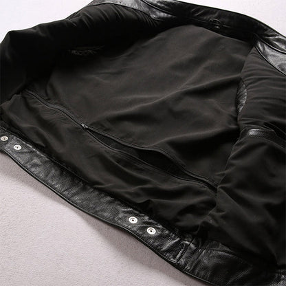 Men's Riding Cowhide Leather Vest