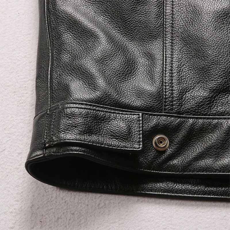 Men's Riding Cowhide Leather Vest