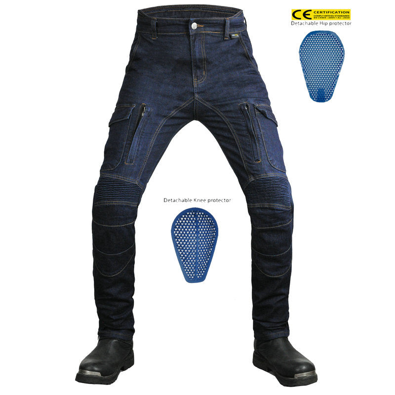 Men's K-2 Cordura Motorcycle Cargo Jeans