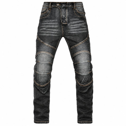 Men's Motorcycle Kevlar Tear-Resistant Denim Jeans — main product on white background
