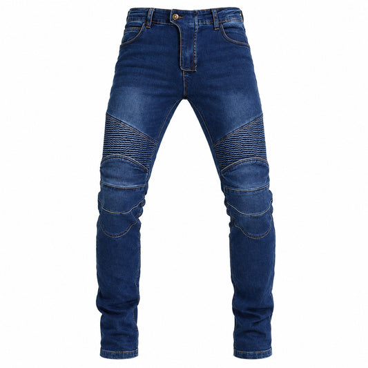 Motorcycle Riding N97 Jeans With Knee Pads – product blue view