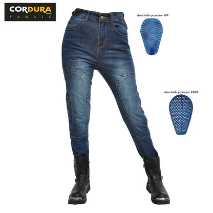 Women's K-5 Cordura Motorcycle Protective Jeans