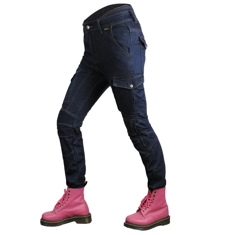 Women's K-2 Cordura Motorcycle Cargo Jeans