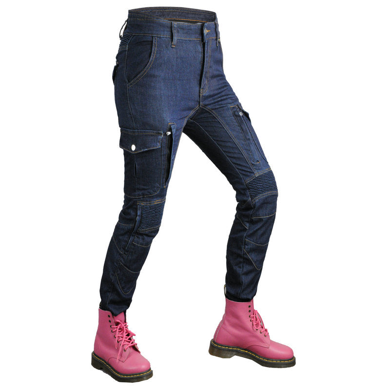 Women's K-2 Cordura Motorcycle Cargo Jeans